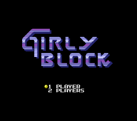 Girly Block Title Screen
